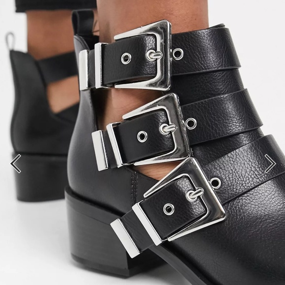 ASOS Buckle Booties 🖤 - Picture 3 of 8